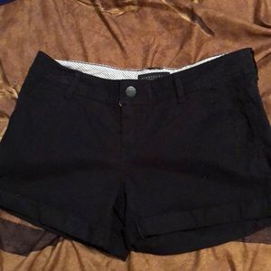 Black and red work shorts